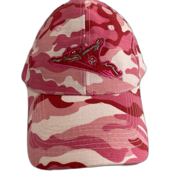 Bretmor Cap Hat Women's Adjustable Pink Camo Richmond Flying Squirrels - Picture 3 of 10